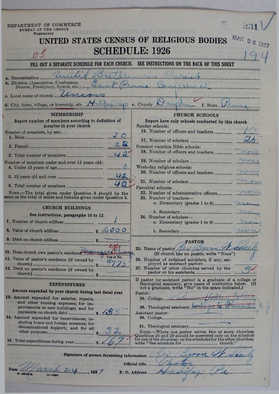Scan of Church of the United Brethren in Christ: 231