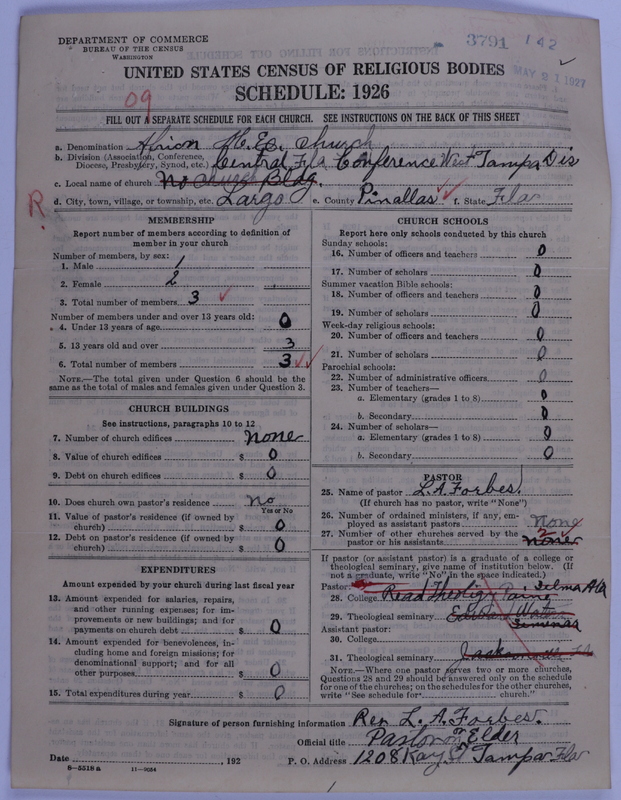 Scan of African Methodist Episcopal Church: 3791