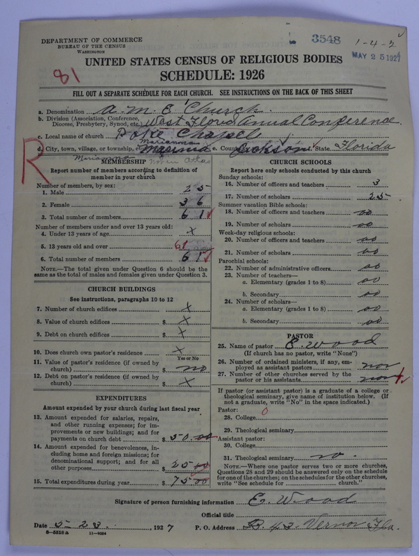 Scan of African Methodist Episcopal Church: 3548