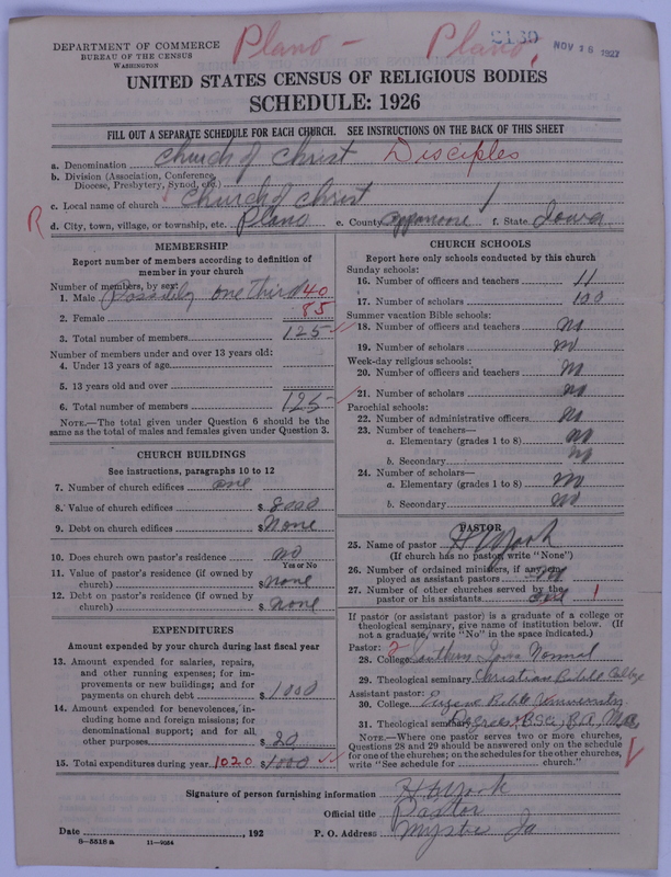 Scan of Disciples of Christ: 2130