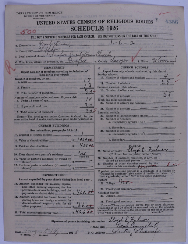 Scan of Presbyterian Church in the United States of America: 4356