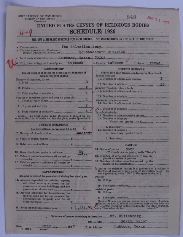 Scan of Salvation Army: 848