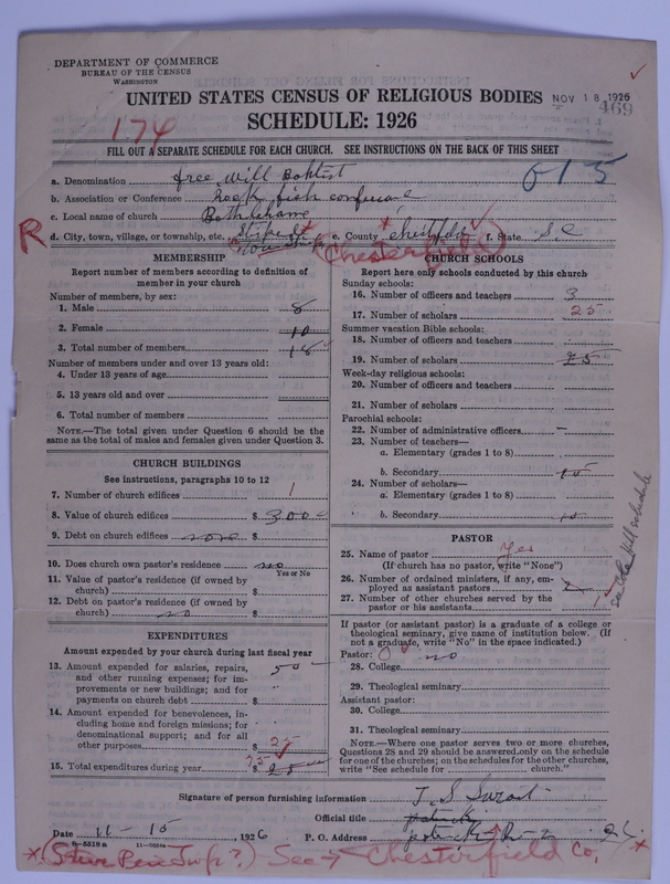 Scan of Free Will Baptists: 469