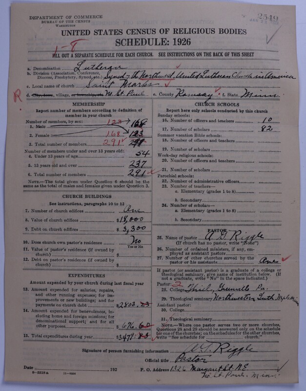 Scan of United Lutheran Church in America: 2549