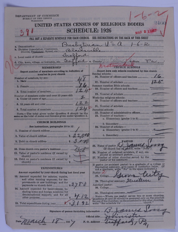 Scan of Presbyterian Church in the United States of America: 2400