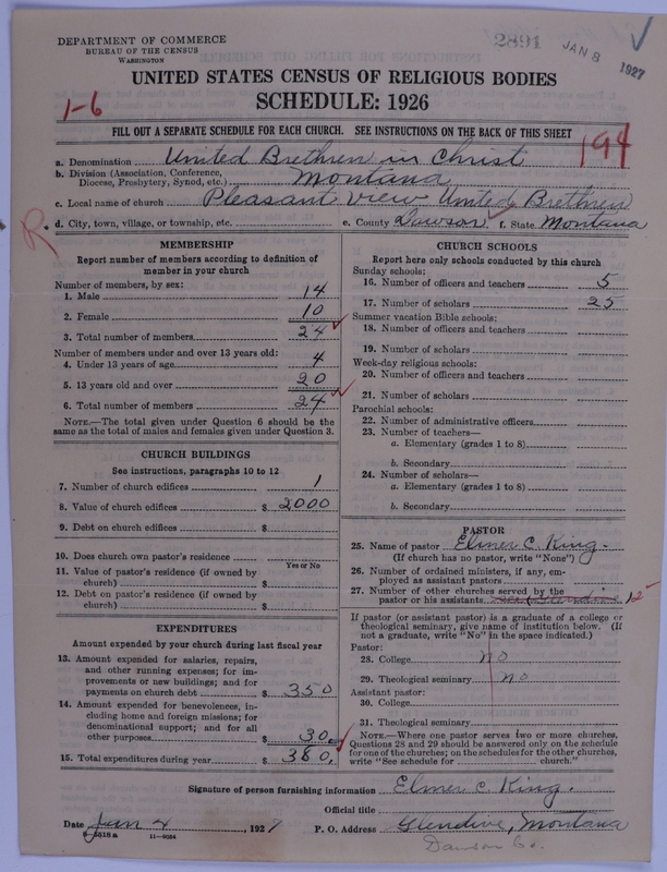 Scan of Church of the United Brethren in Christ: 2891