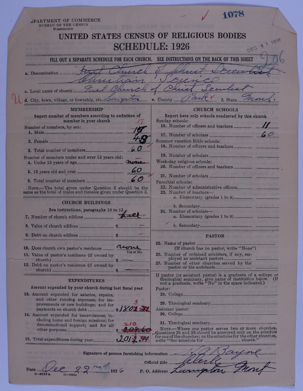 Scan of Church of Christ, Scientist: 1078