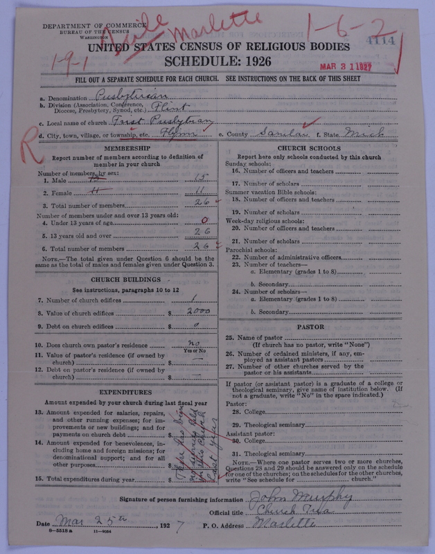 Scan of Presbyterian Church in the United States of America: 4114