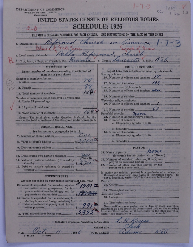 Scan of Reformed Church in America: 696
