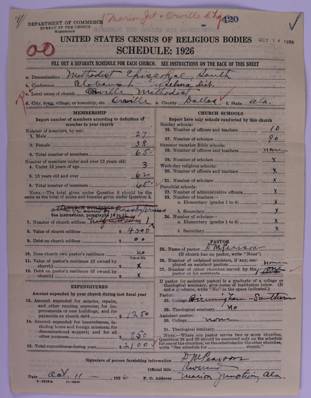 Scan of Methodist Episcopal Church, South: 420