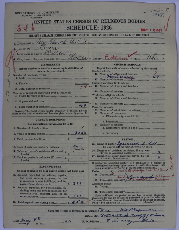 Scan of Presbyterian Church in the United States of America: 2957