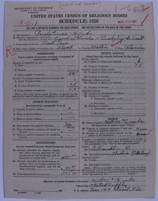 Scan of Presbyterian Church in the United States of America: 6702