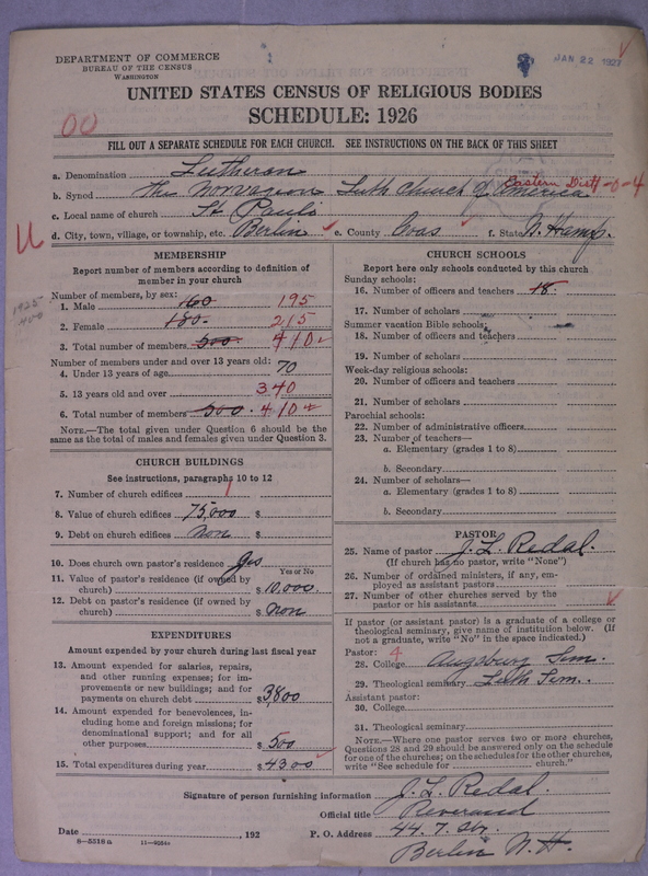Scan of Norwegian Lutheran Church of America: 2