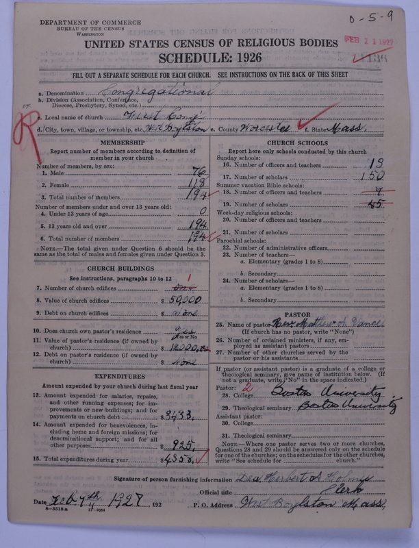 Scan of Congregational Churches: 1136