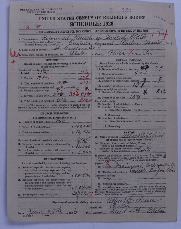 Scan of Reformed Church in the United States: 722