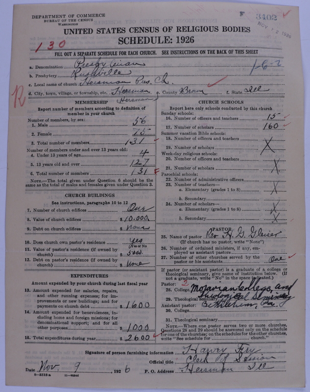 Scan of Presbyterian Church in the United States of America: 3402