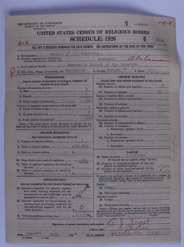 Scan of Church of the Nazarene: 818