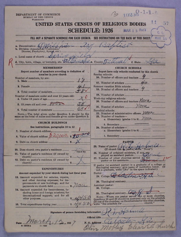 Scan of Negro Baptists: 10256