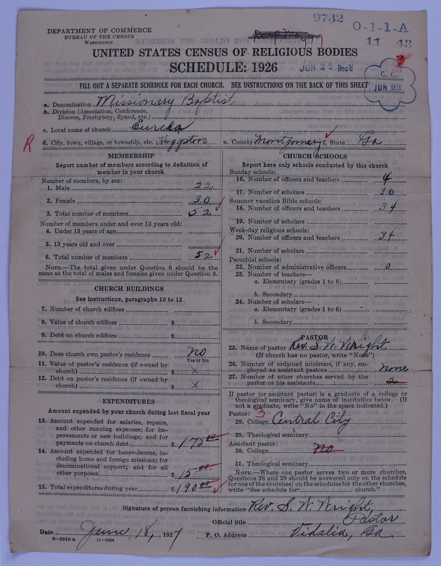 Scan of Negro Baptists: 9732