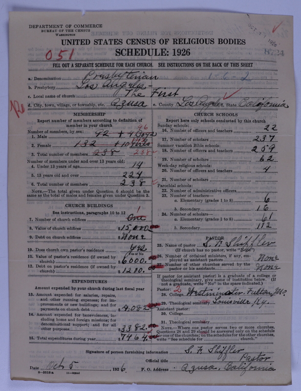 Scan of Presbyterian Church in the United States of America: 8724