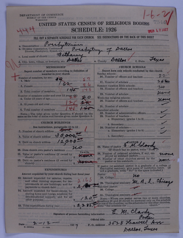 Scan of Presbyterian Church in the United States of America: 7544