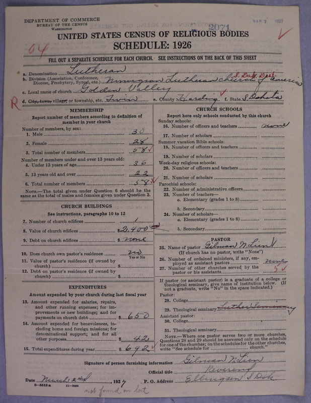 Scan of Norwegian Lutheran Church of America: 2071