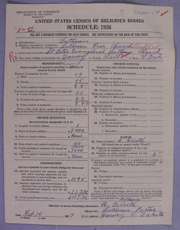 Scan of Lutheran Free Church: 319