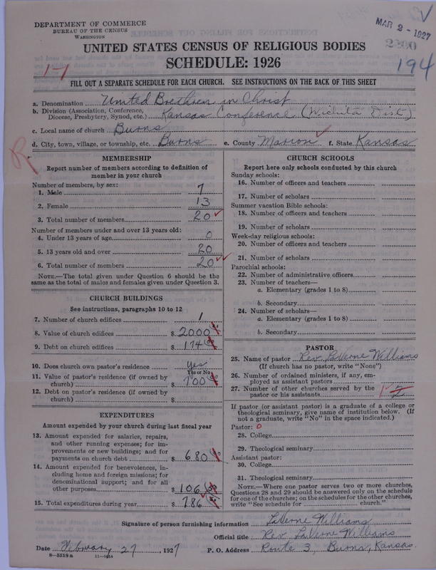 Scan of Church of the United Brethren in Christ: 2200
