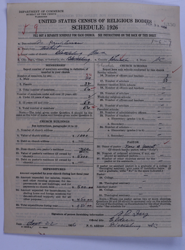 Scan of Presbyterian Church in the United States: 1350
