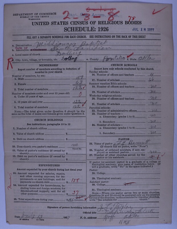 Scan of Missionary Baptist General Assembly of Oklahoma: 78