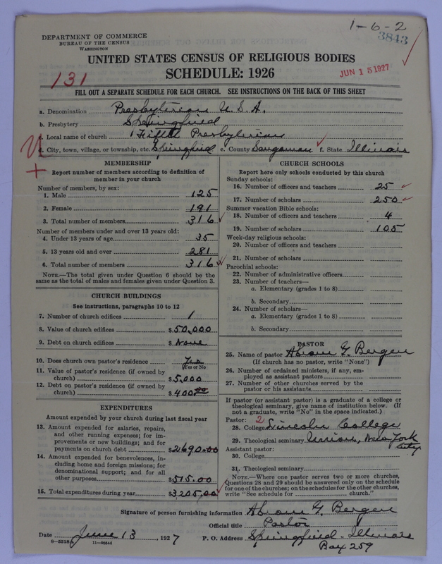 Scan of Presbyterian Church in the United States of America: 3843