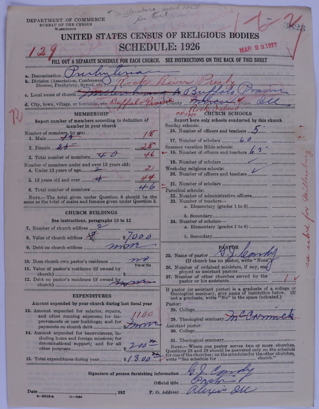 Scan of Presbyterian Church in the United States of America: 3823