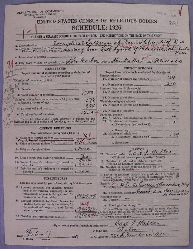 Scan of Evangelical Lutheran Synodical Conference of America: Evangelical Lutheran Synod of Missouri, Ohio, and Other States: 781