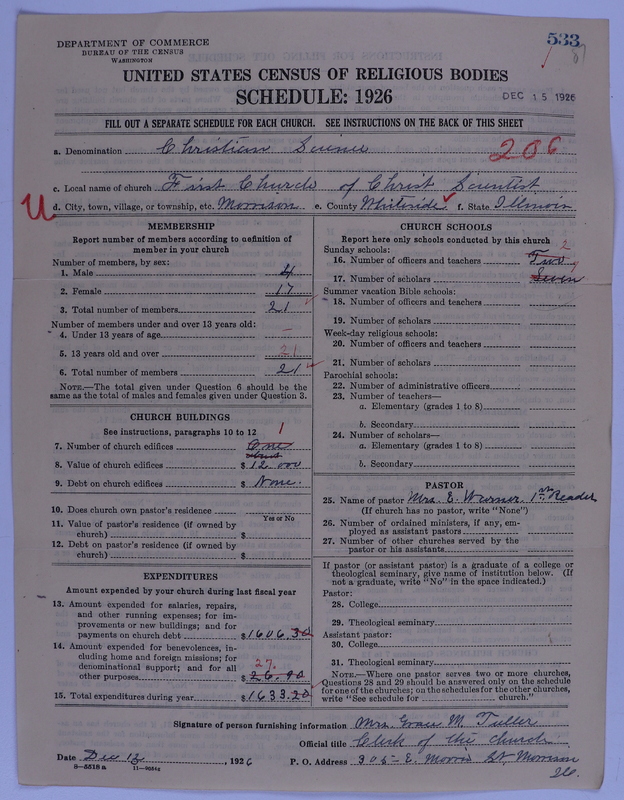 Scan of Church of Christ, Scientist: 533