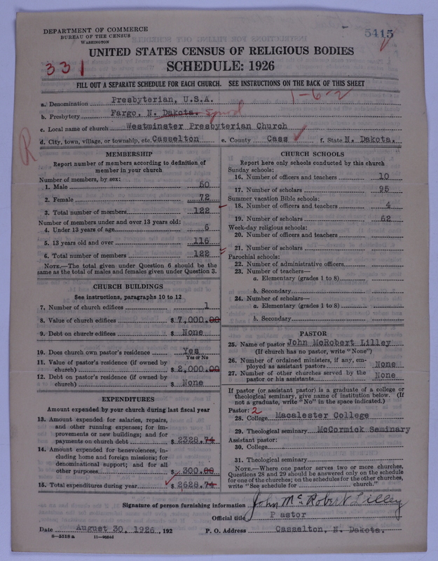 Scan of Presbyterian Church in the United States of America: 5415