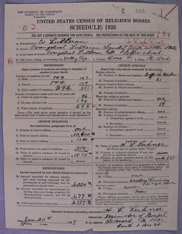 Scan of Evangelical Lutheran Synod of Iowa and Other States: 443