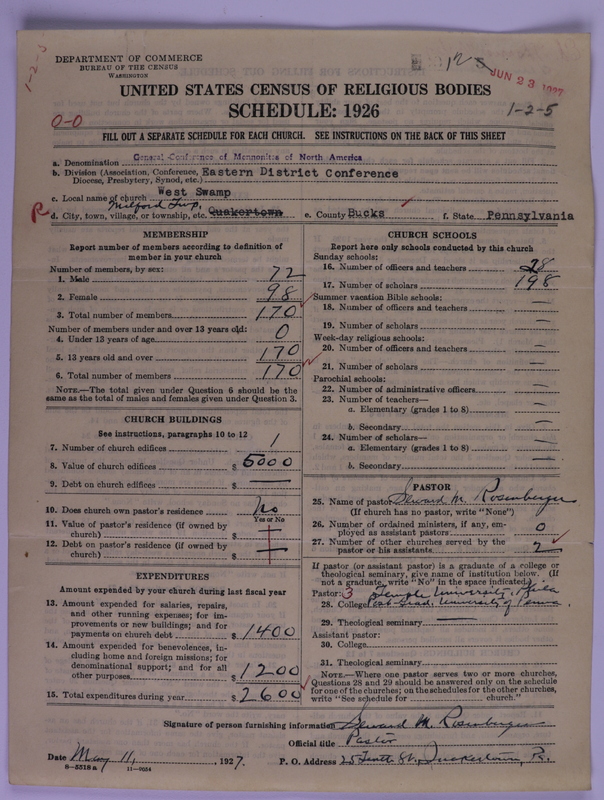 Scan of General Conference of the Mennonite Church of North America: 12