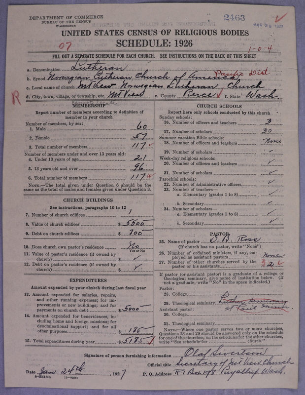 Scan of Norwegian Lutheran Church of America: 2464