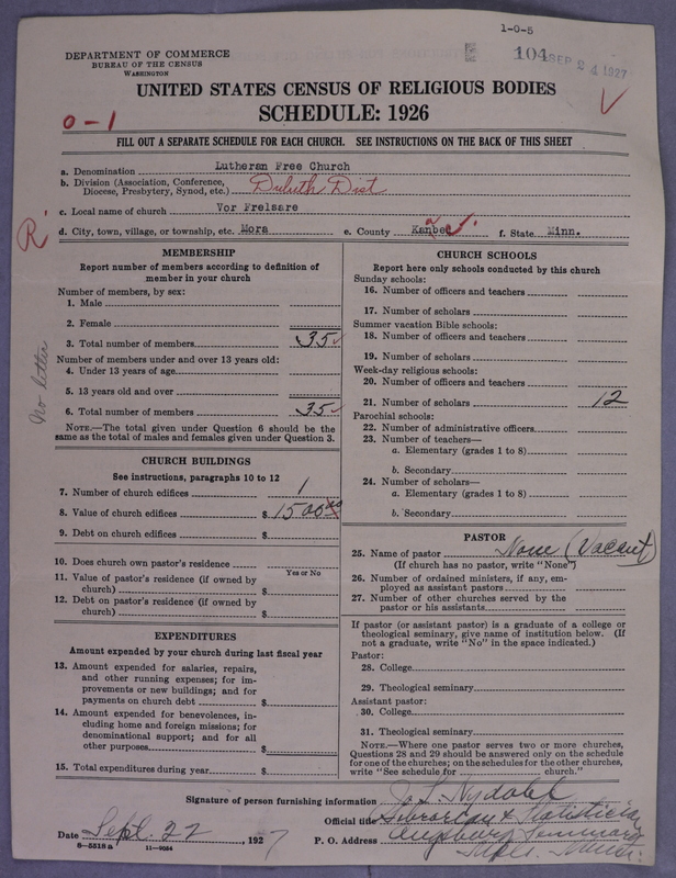 Scan of Lutheran Free Church: 104