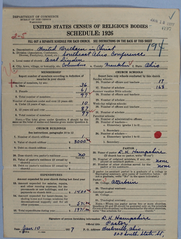 Scan of Church of the United Brethren in Christ: 697