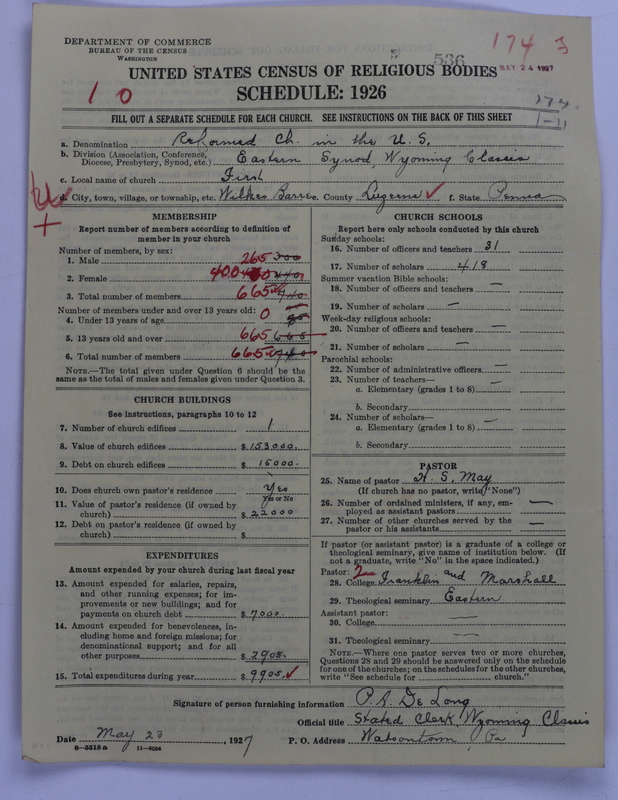 Scan of Reformed Church in the United States: 535