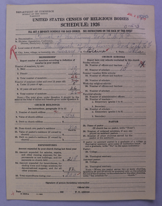Scan of Church of the Living God, Christian Workers for Fellowship: 85