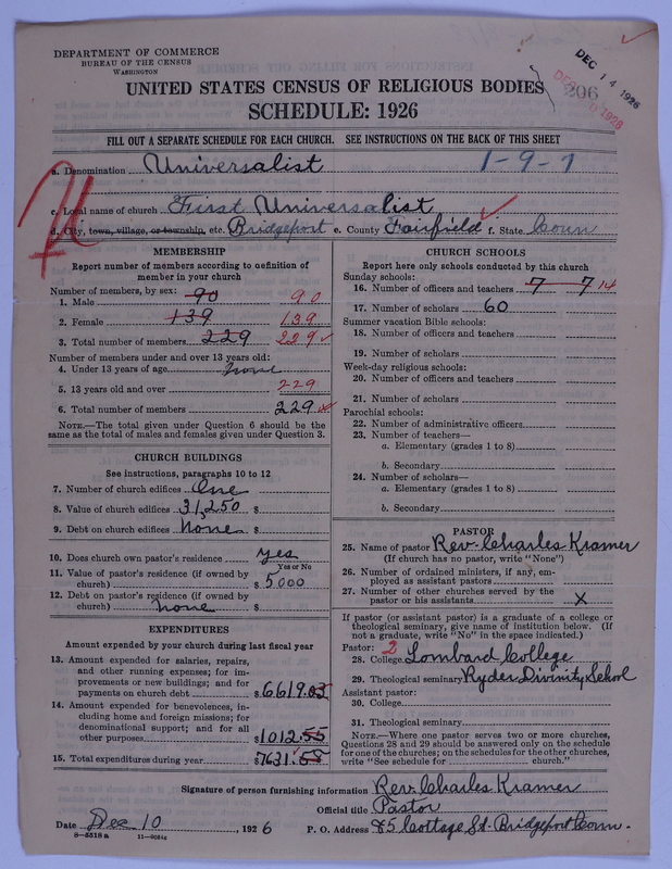 Scan of Universalist Church: 206