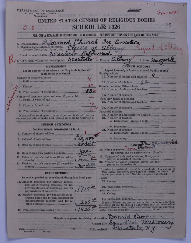 Scan of Reformed Church in America: 25