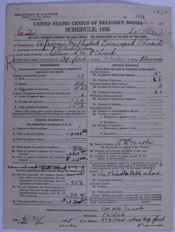 Scan of African Methodist Episcopal Church: 231