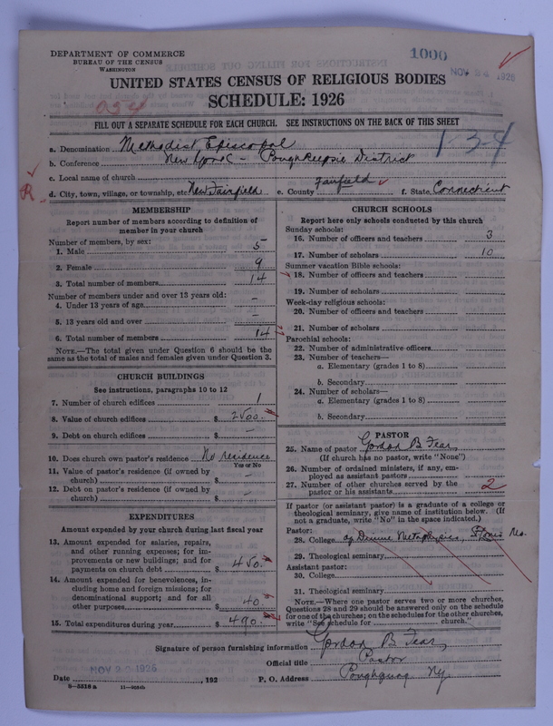 Scan of Methodist Episcopal Church: 1000