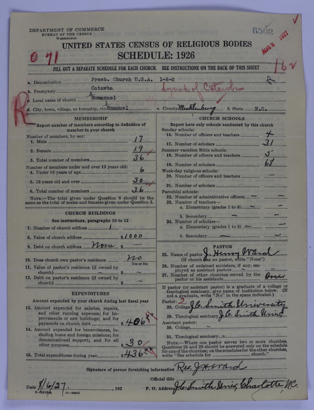 Scan of Presbyterian Church in the United States of America: 6502