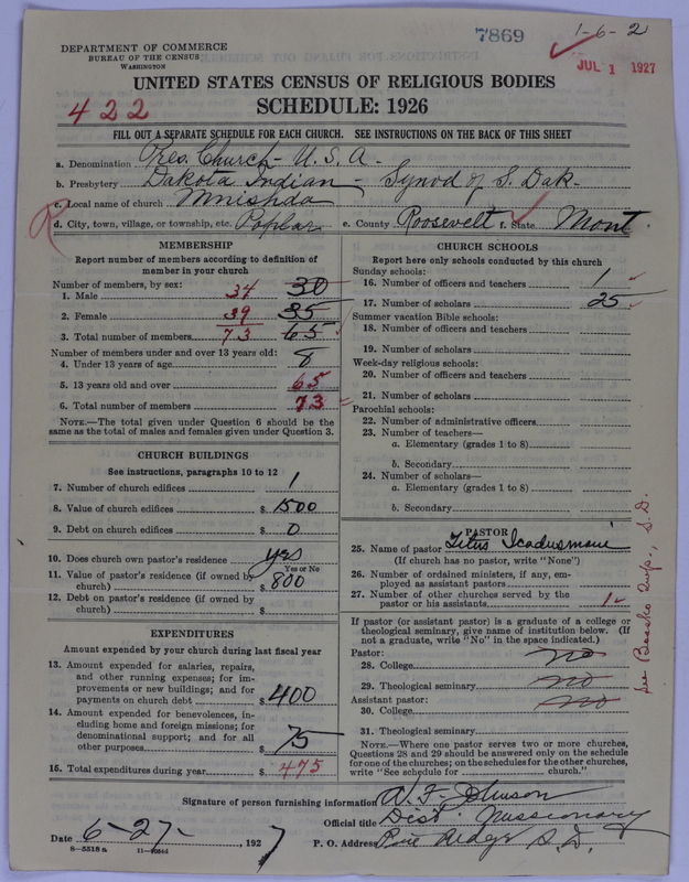 Scan of Presbyterian Church in the United States of America: 7869
