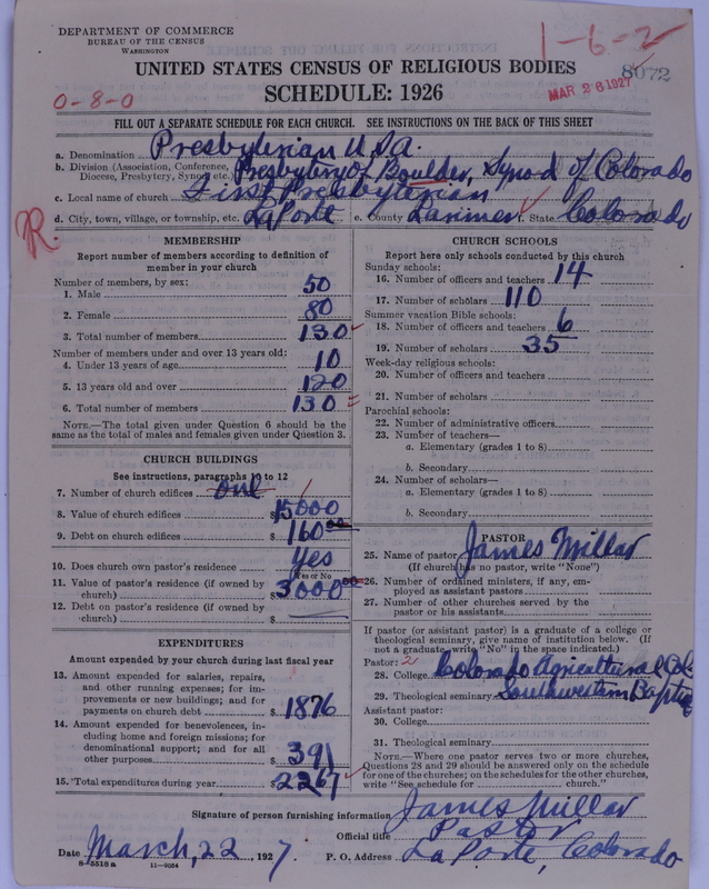 Scan of Presbyterian Church in the United States of America: 8072