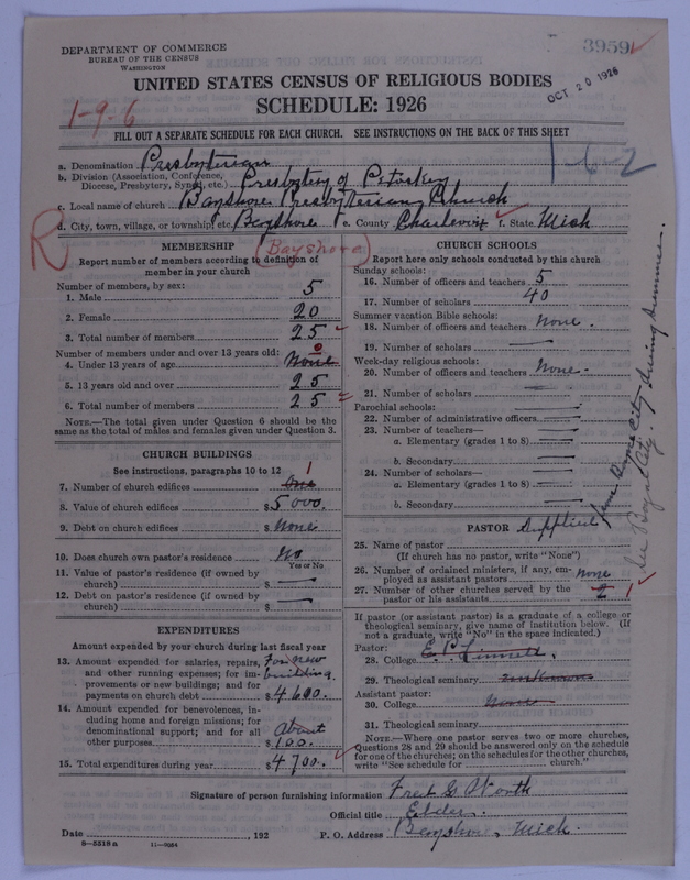 Scan of Presbyterian Church in the United States of America: 3959